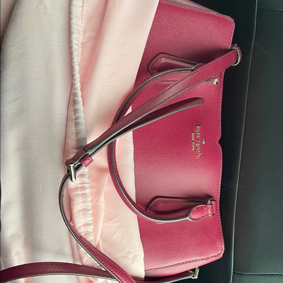 Kate Spade Fuchsia Leather Satchel - Picture 2 of 6